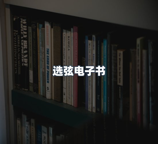 关于选弦电子书